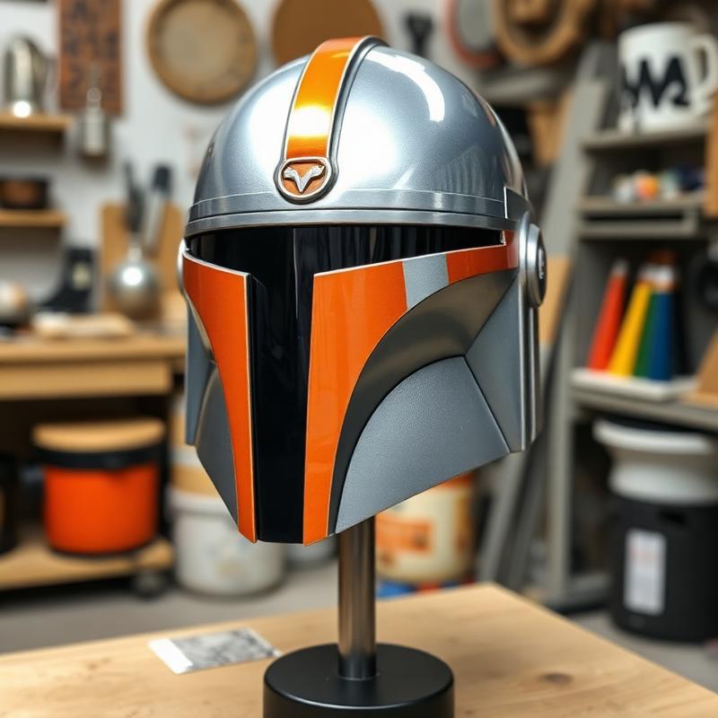 Capacete cosplay pintado